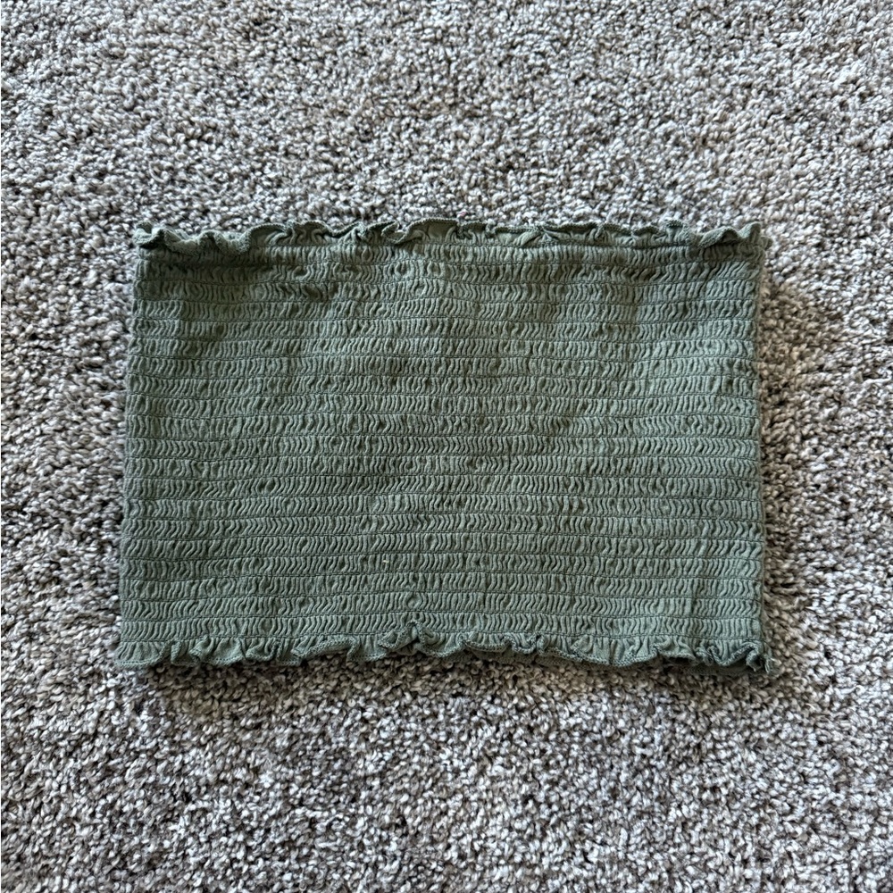 Olive Green Tube Top